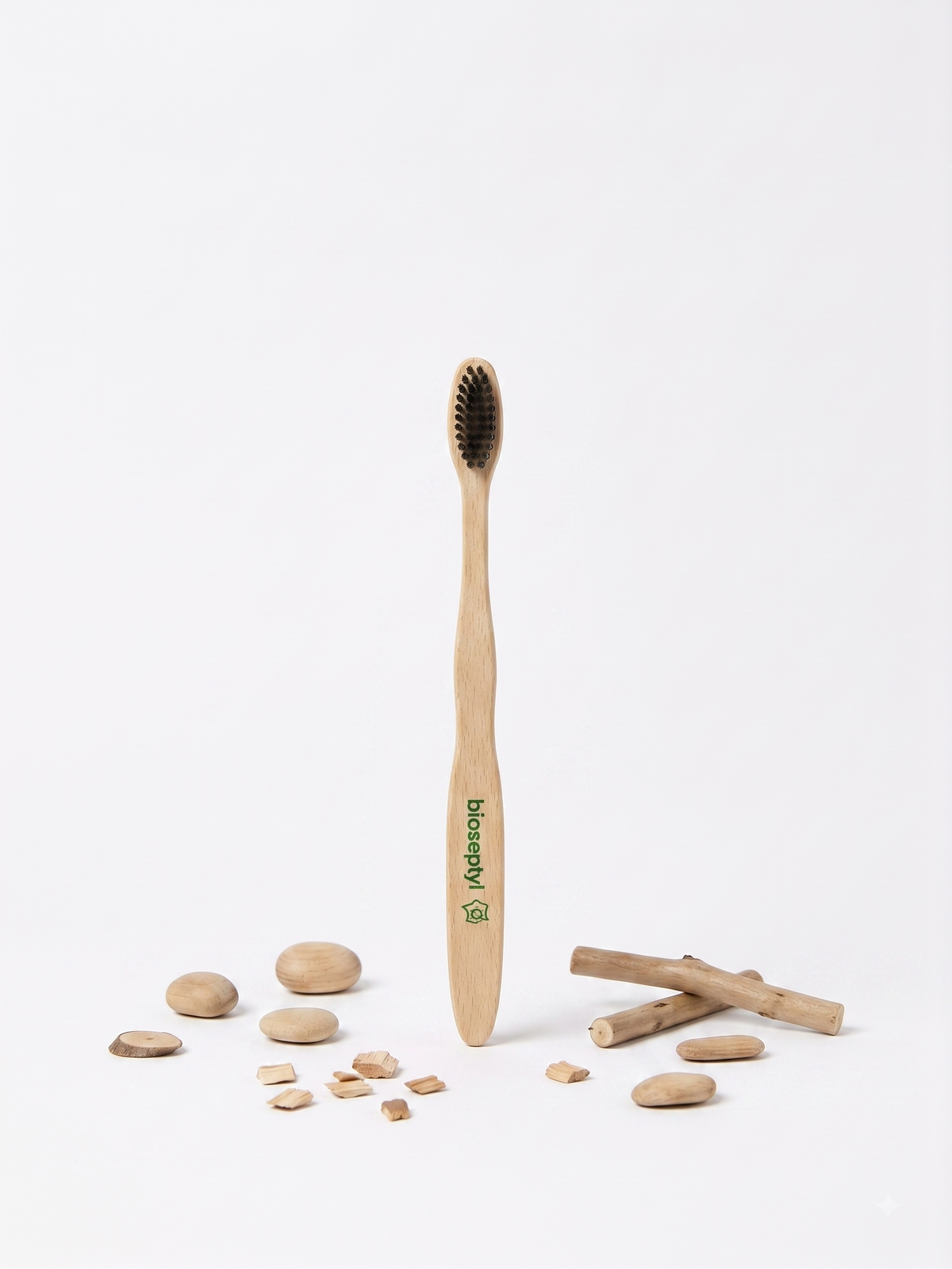 brosse à dents en bois hêtre français Alkimia