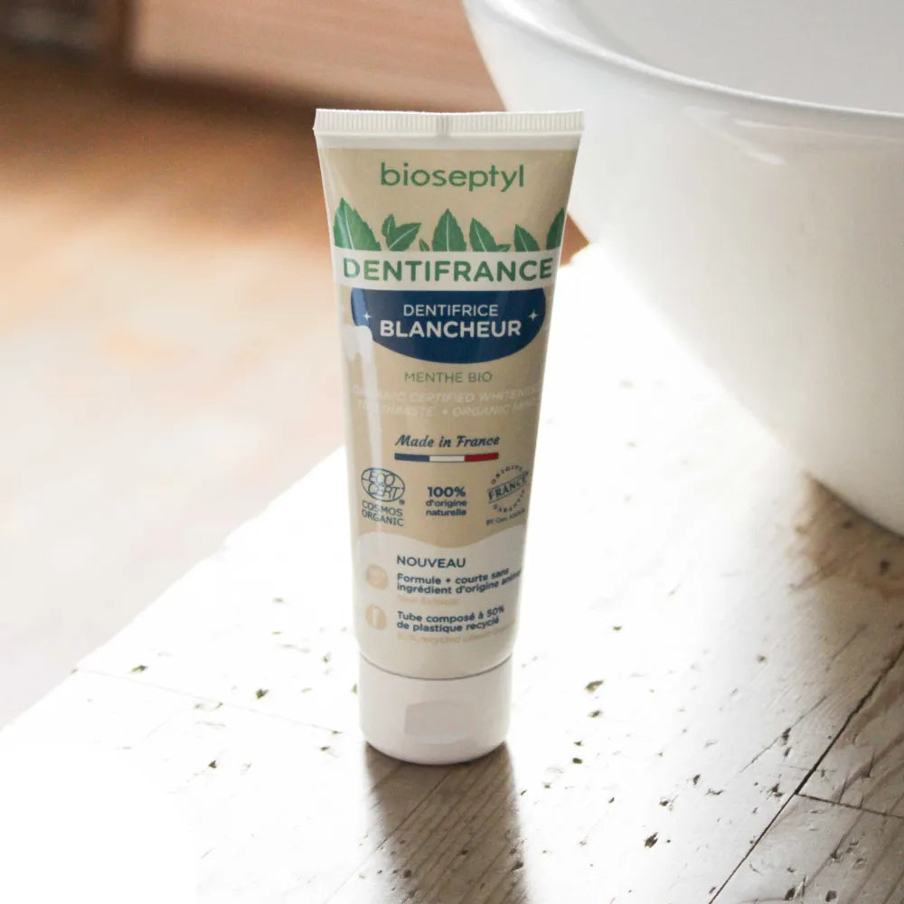 Dentifrice-blancheur-100% naturel-Menthe bio