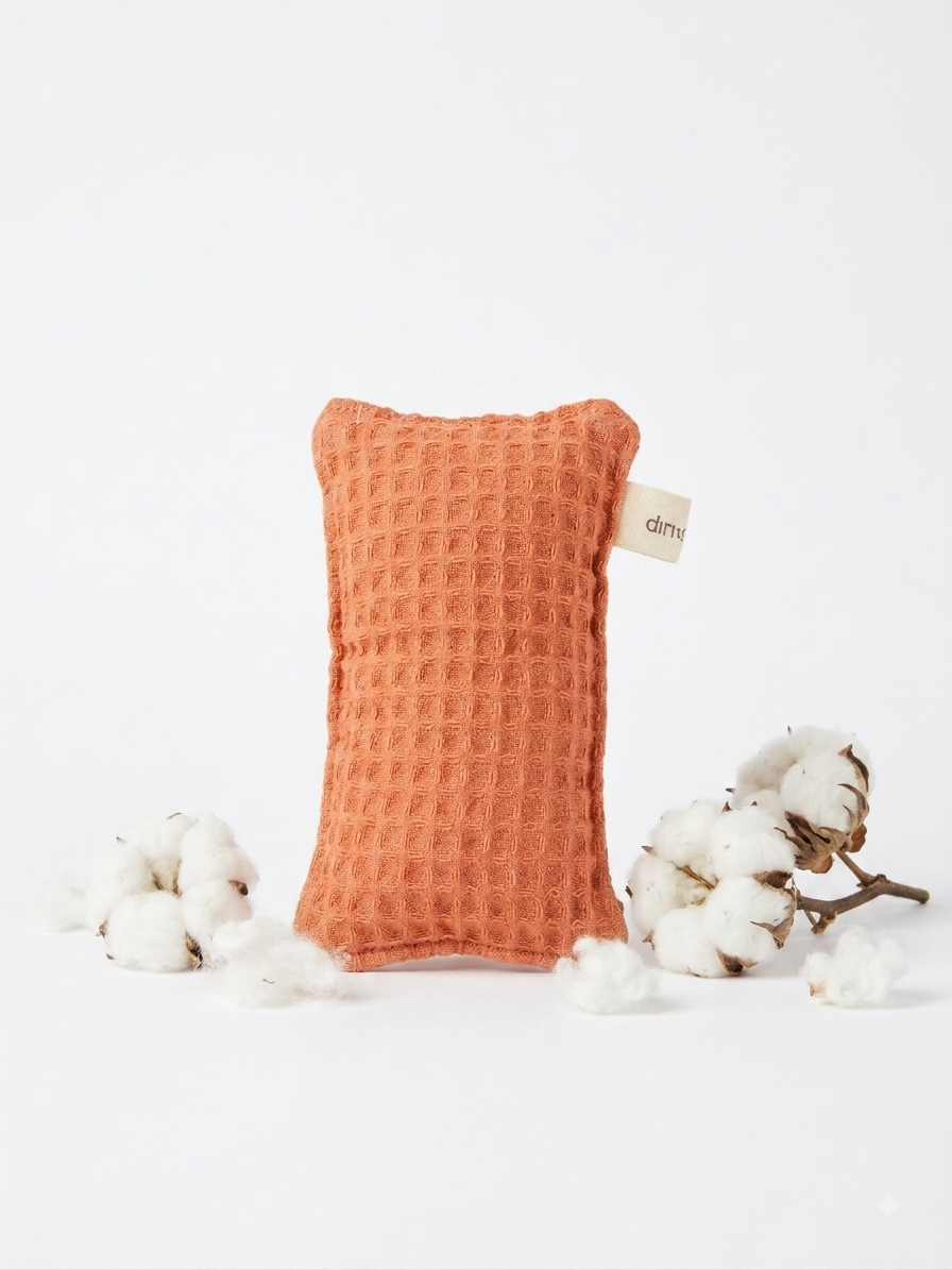 éponge lavable réutilisable coton bio sans plastique Alkimia