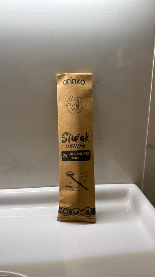Bâtons de Siwak Naturels — Brosse à Dents 100 % Végétale (Lot de 2)